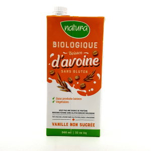 Boisson d'Avoine Vanille Non-Sucré SANS GLUTEN bio