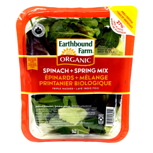Spinach & Organic Spring Mix - org.