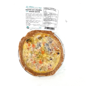 Quiche aux Légumes à l'Épeautre bio