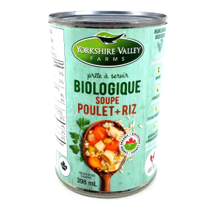 Soupe Poulet & Riz Brun bio