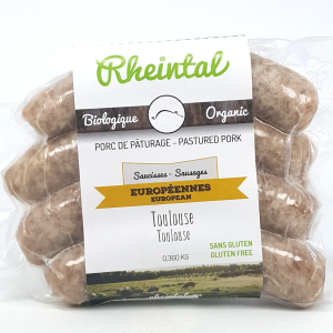 Saucisses Toulouse bio