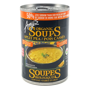 Soupe Pois Cassés Réduite en Sodium SANS GLUTEN bio