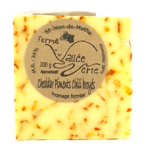 Cheddar Doux Piment Broyé