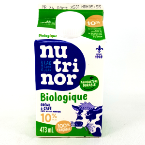 Lait bio 3.8% - Produits Laitiers Nutrinor