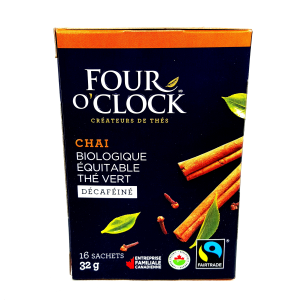 Thé Chaï Vert décaféiné bio