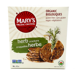 Herb Crackers - GLUTEN FREE - org.