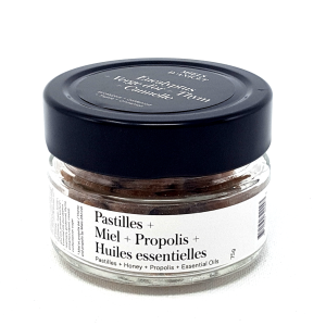 Pastilles au Miel, Propolis & Huiles Essentielles bio