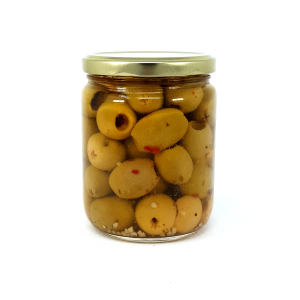 Jumbo 7 Green Pitted Olives