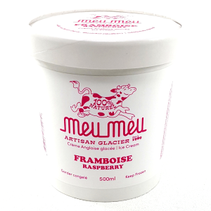 Crème Glacée Artisanale à la Framboise