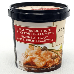 Rillettes de Crevettes & Truite Fumées