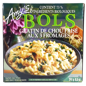 Bol de Gratin de Chou Frisé SANS GLUTEN bio