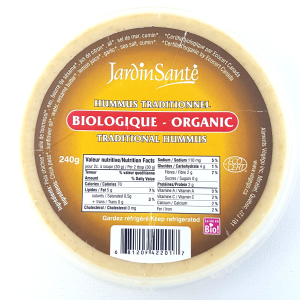 Hummus Traditionnel bio