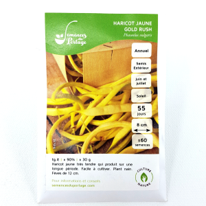 Yellow Bean Seeds Gold Rush - org.