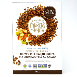 Sprouted Brown Rice Cocoa Crisps - GLUTEN FREE - org.