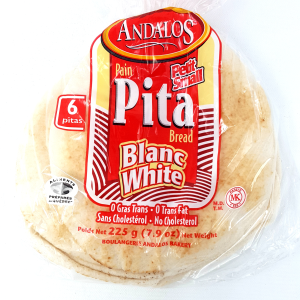 Pain Pita Blanc 7 pouces dia