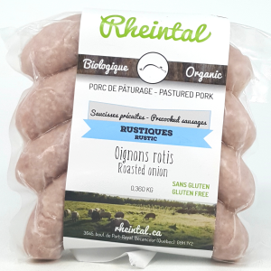 Saucisses à l'Oignon Rôti bio