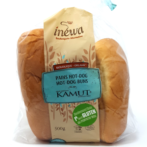 Pains Hot-Dog au Kamut bio