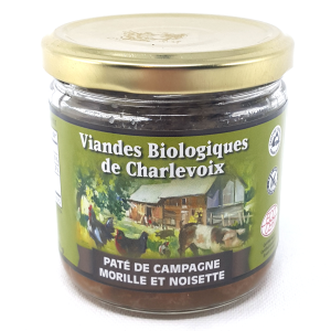 Pâté de campagne Morilles & Noisettes bio