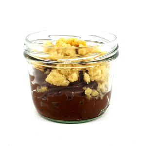 Vegan Chocolate Mousse with Almond Crumble