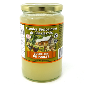 Bouillon de poulet bio