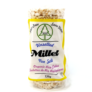 Galettes de Millet sans sel SANS GLUTEN bio