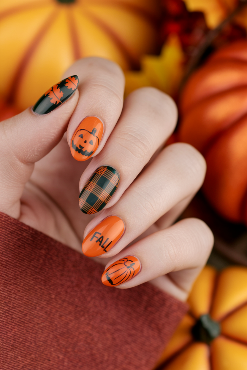 13. Versatile Autumn Nails