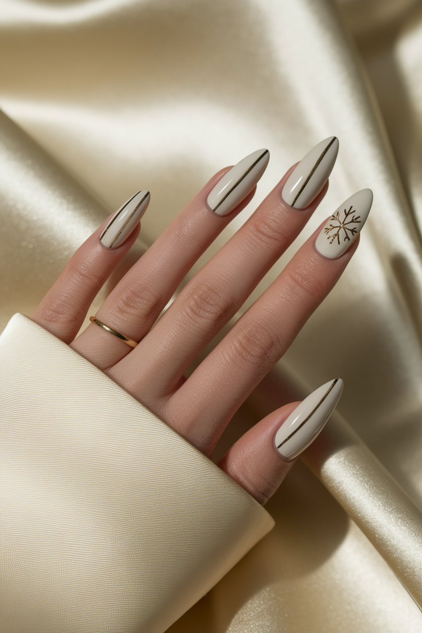 40 Stunning Christmas Nails to Rock This Holiday Season 40. Elegant Chic Christmas Nails