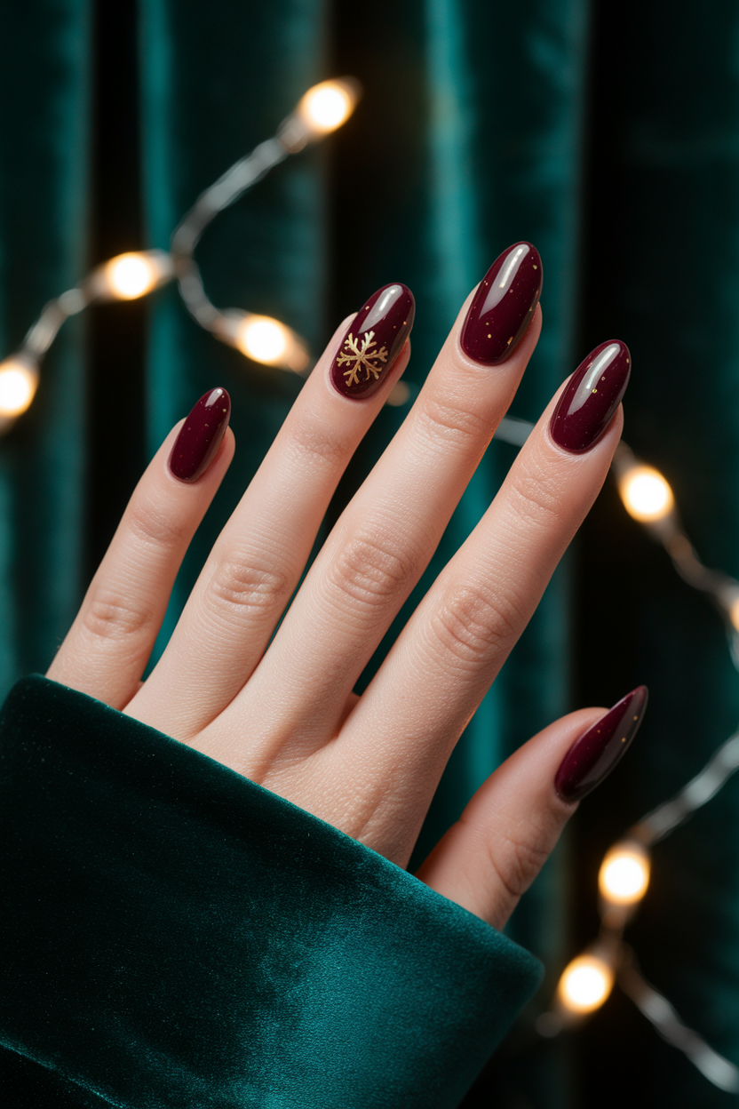 40 Stunning Christmas Nails to Rock This Holiday Season 2. Elegant Holiday Nails