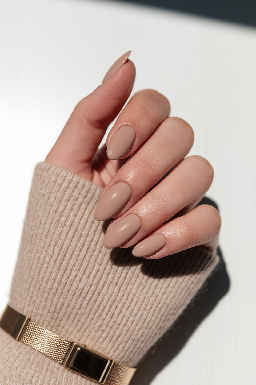 15 Trending November Nail Looks You Need to Try This Season 14. Timeless Nude Nails