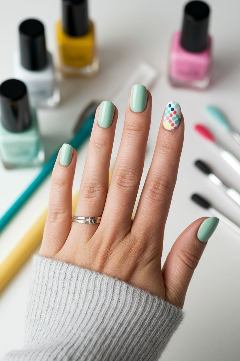 13. Approachable Spring Nails for Beginners