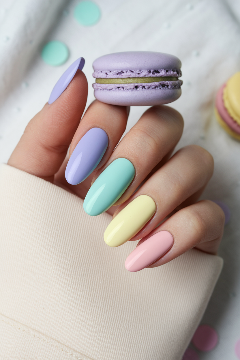 8. Dreamy Pastel Nails
