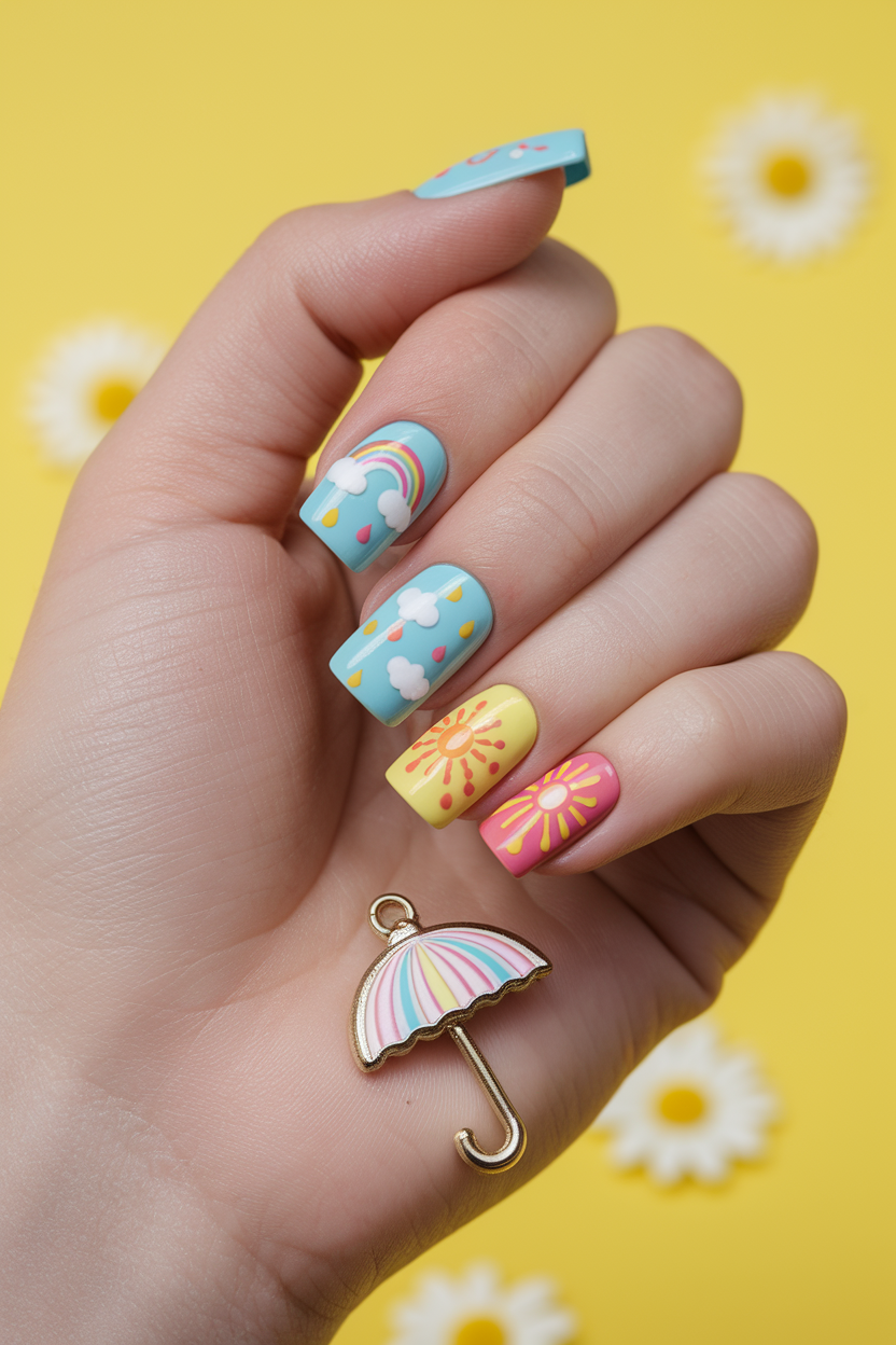 3. Playful Spring Nail Designs