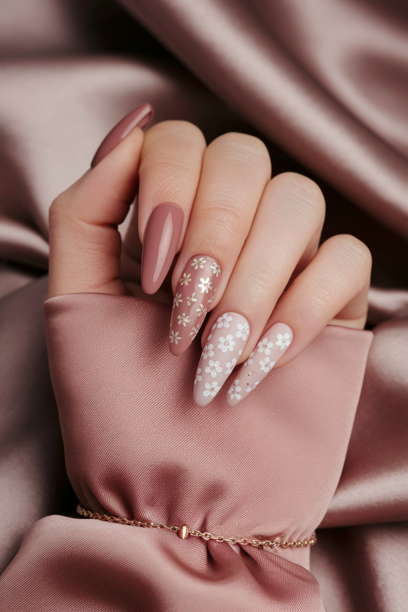 6. Elegant Spring Nail Sets