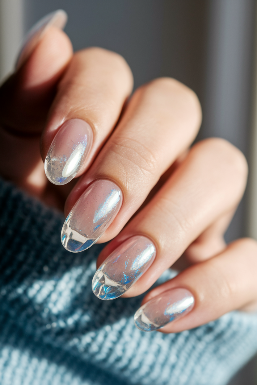 3. Enchanting Icy Nails