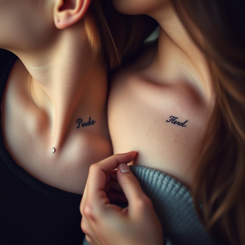 Hidden Matching Locations tattoo