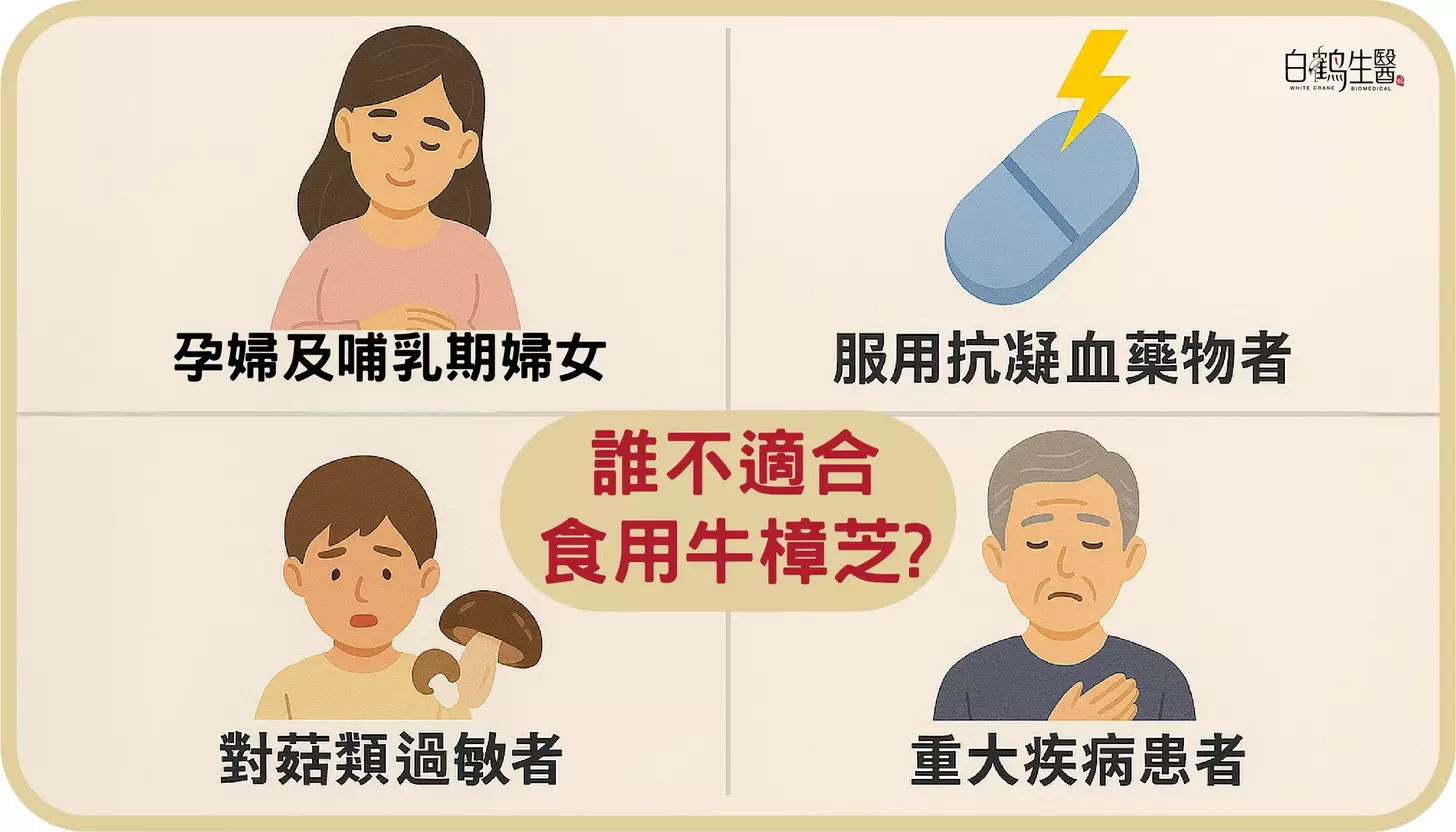哪些人應避免食用牛樟芝