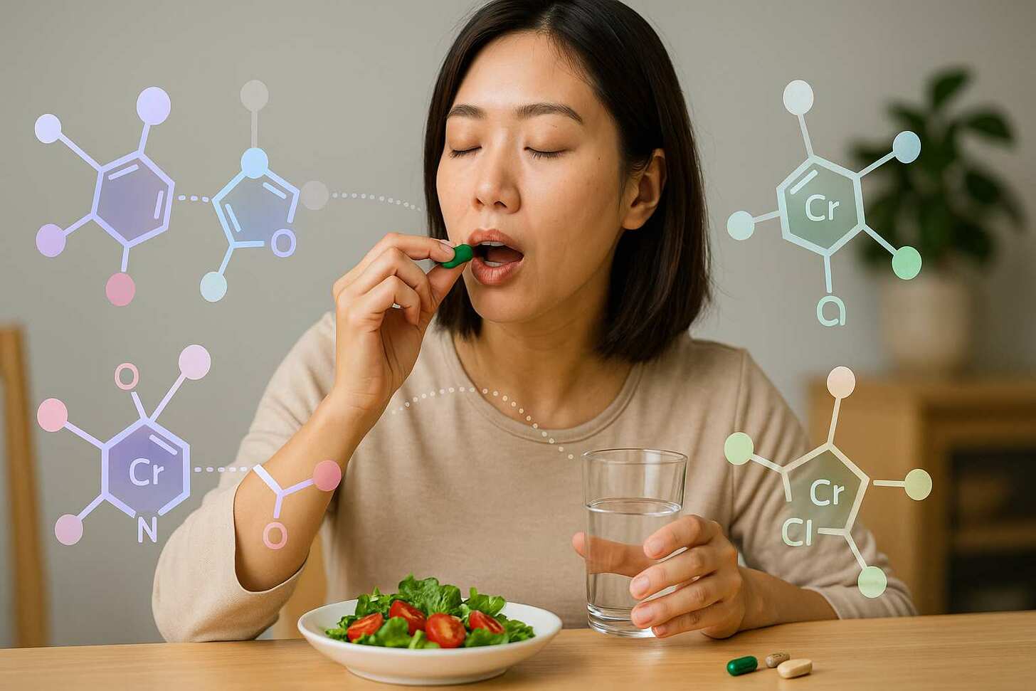 不同鉻形式比較圖