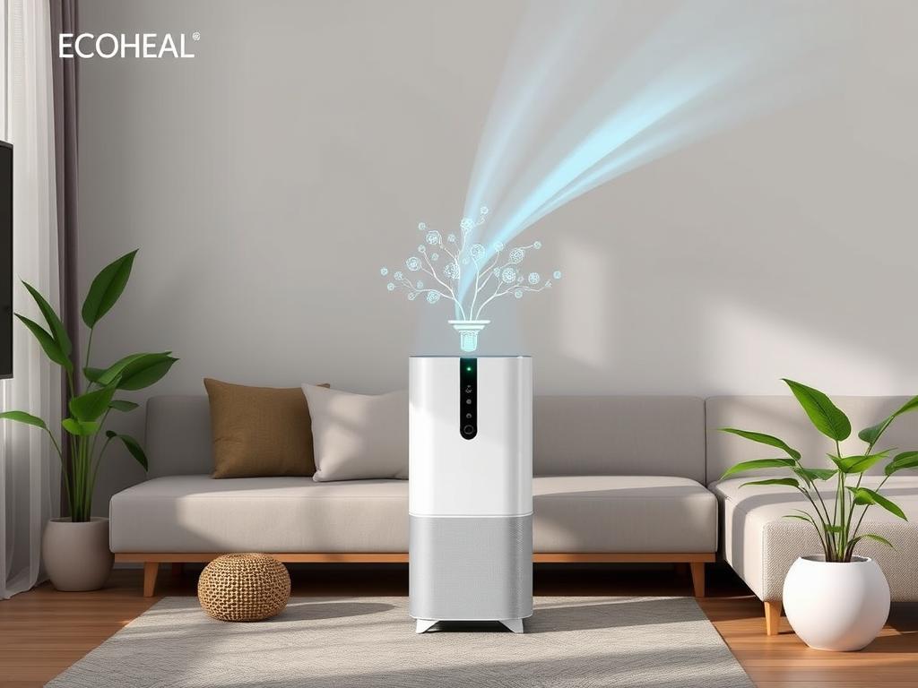 ECOHEAL光合電子樹防疫級家用空氣清淨機產品展示