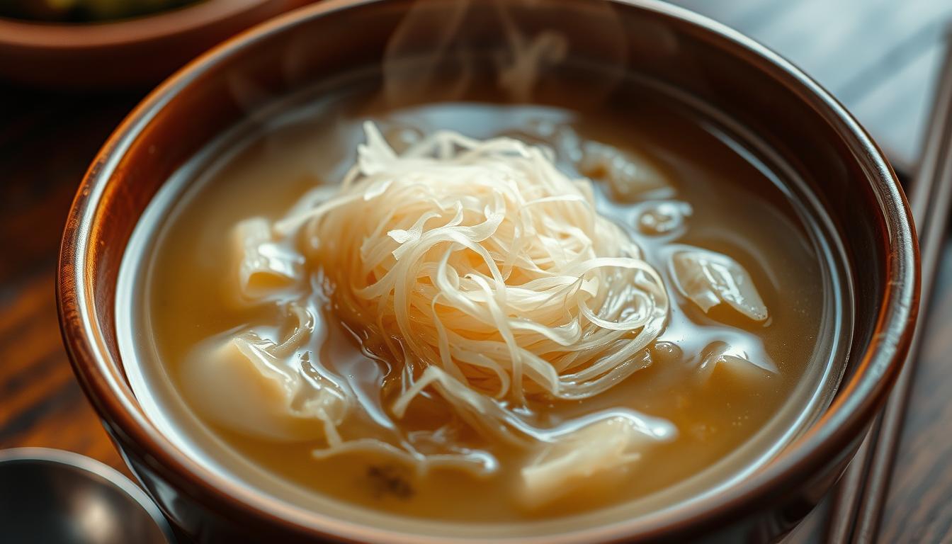 燕窩煮成湯