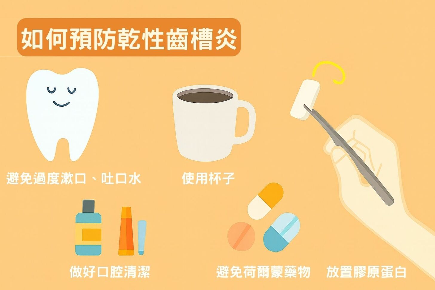 拔智齒3天後還在痛?乾性齒槽炎的4大症狀你中了嗎? 如何預防乾性齒槽炎的產生