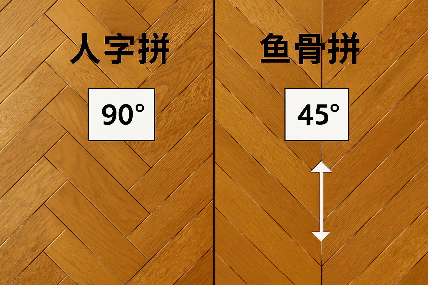人字拼木地板與魚骨拼的關鍵差異