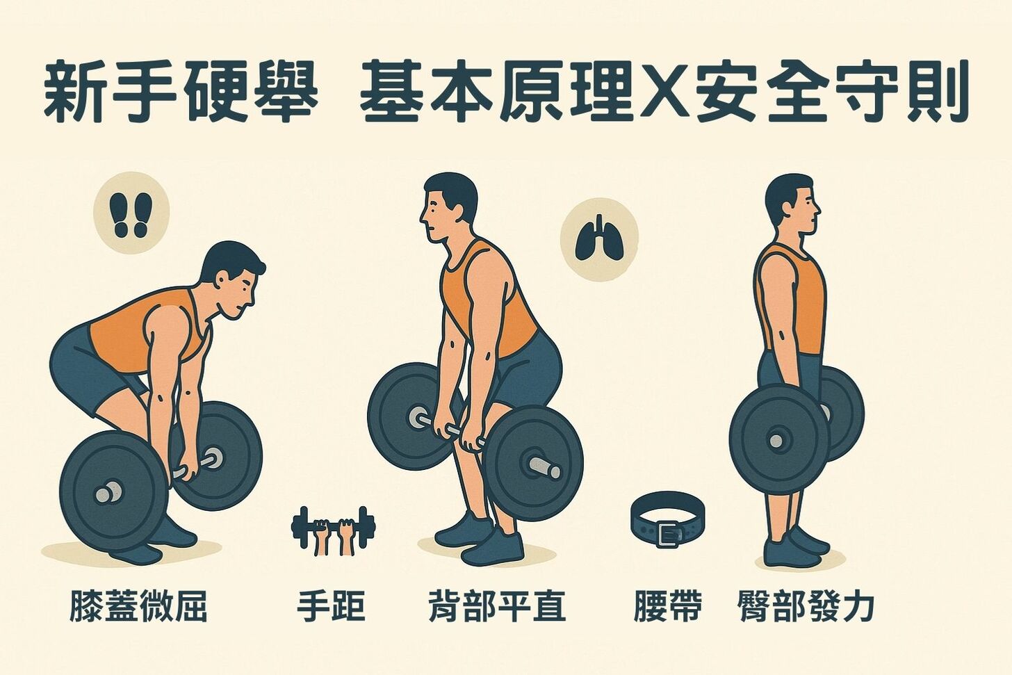 硬舉正確姿勢