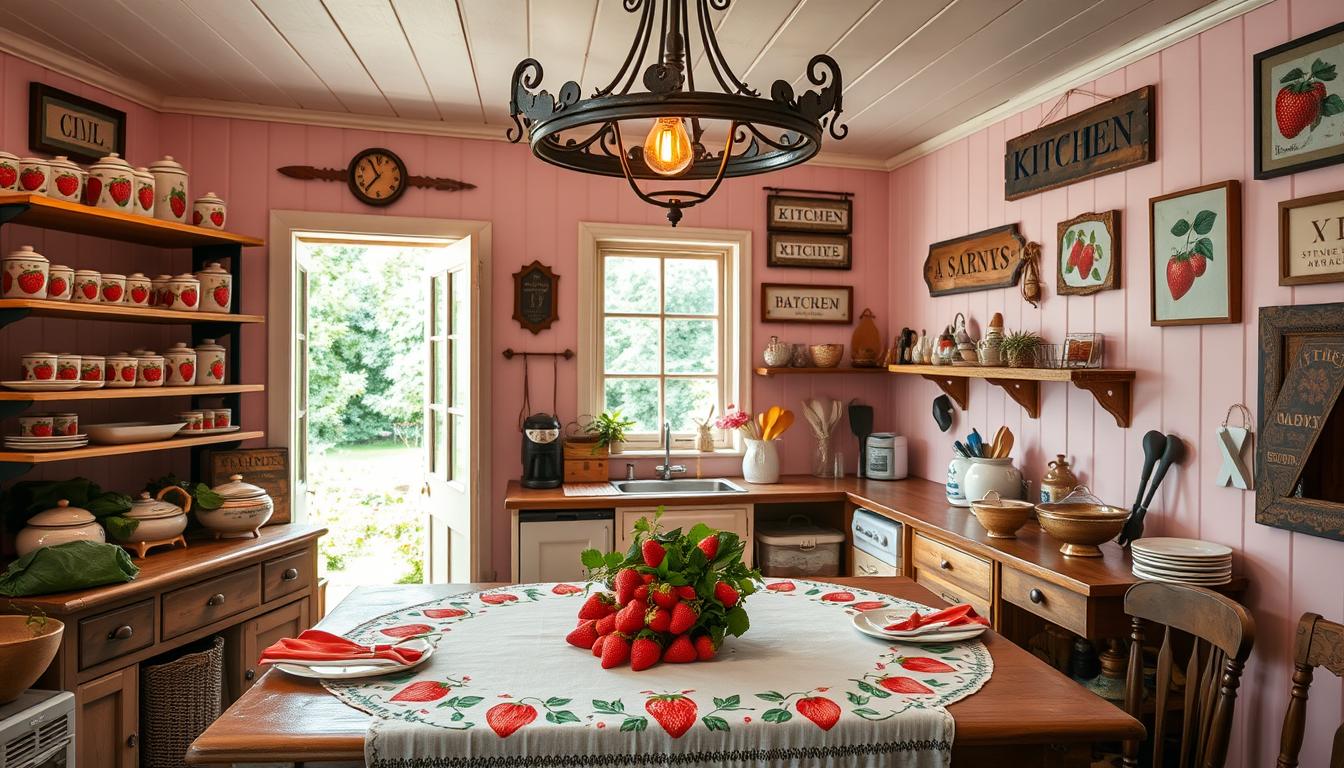 strawberry kitchen decor
