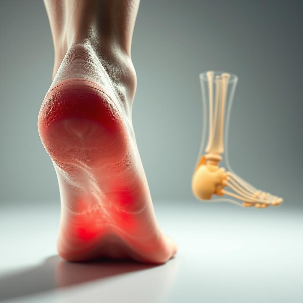 plantar fasciitis inflammation and pain area