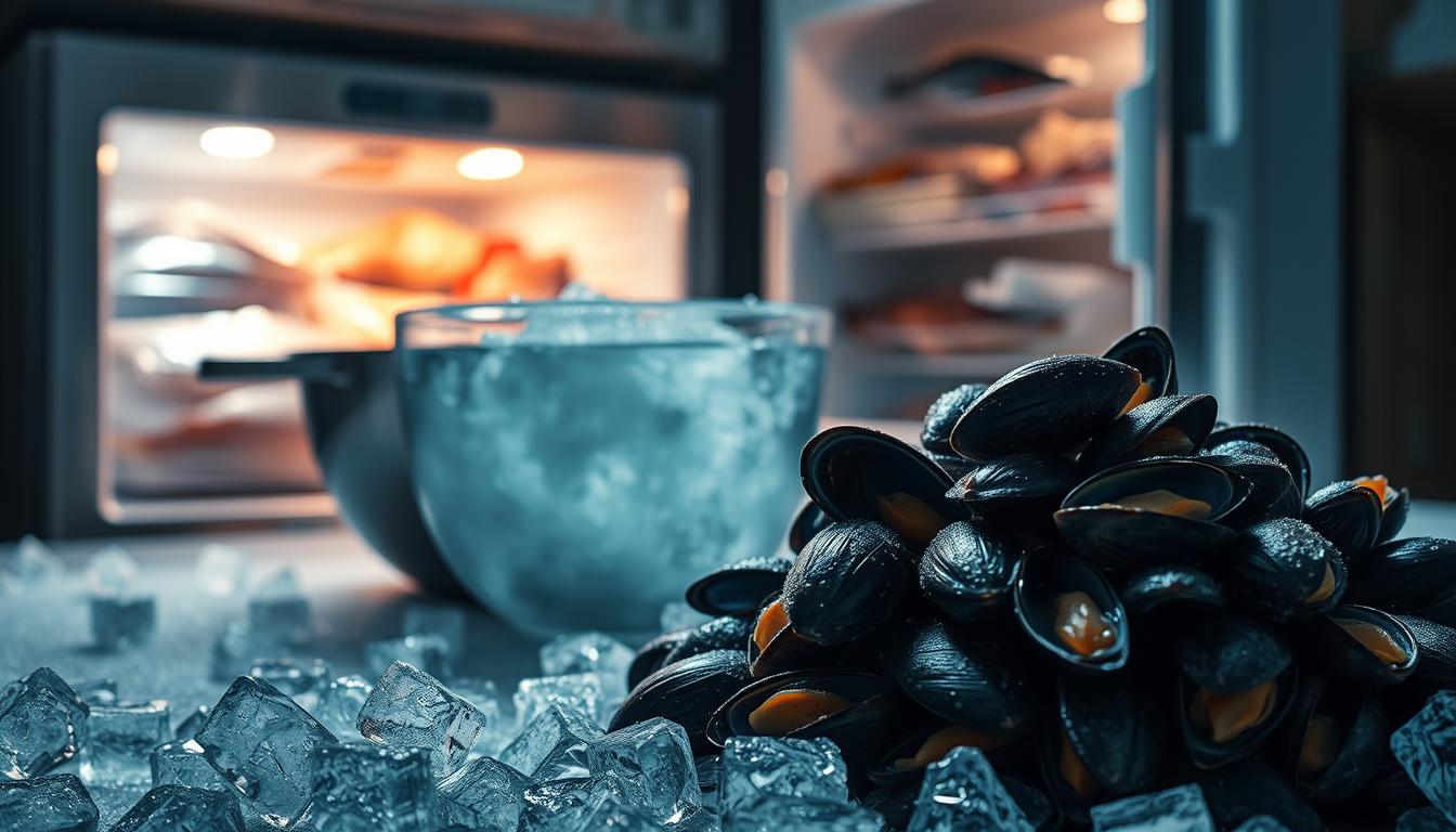freezing seafood