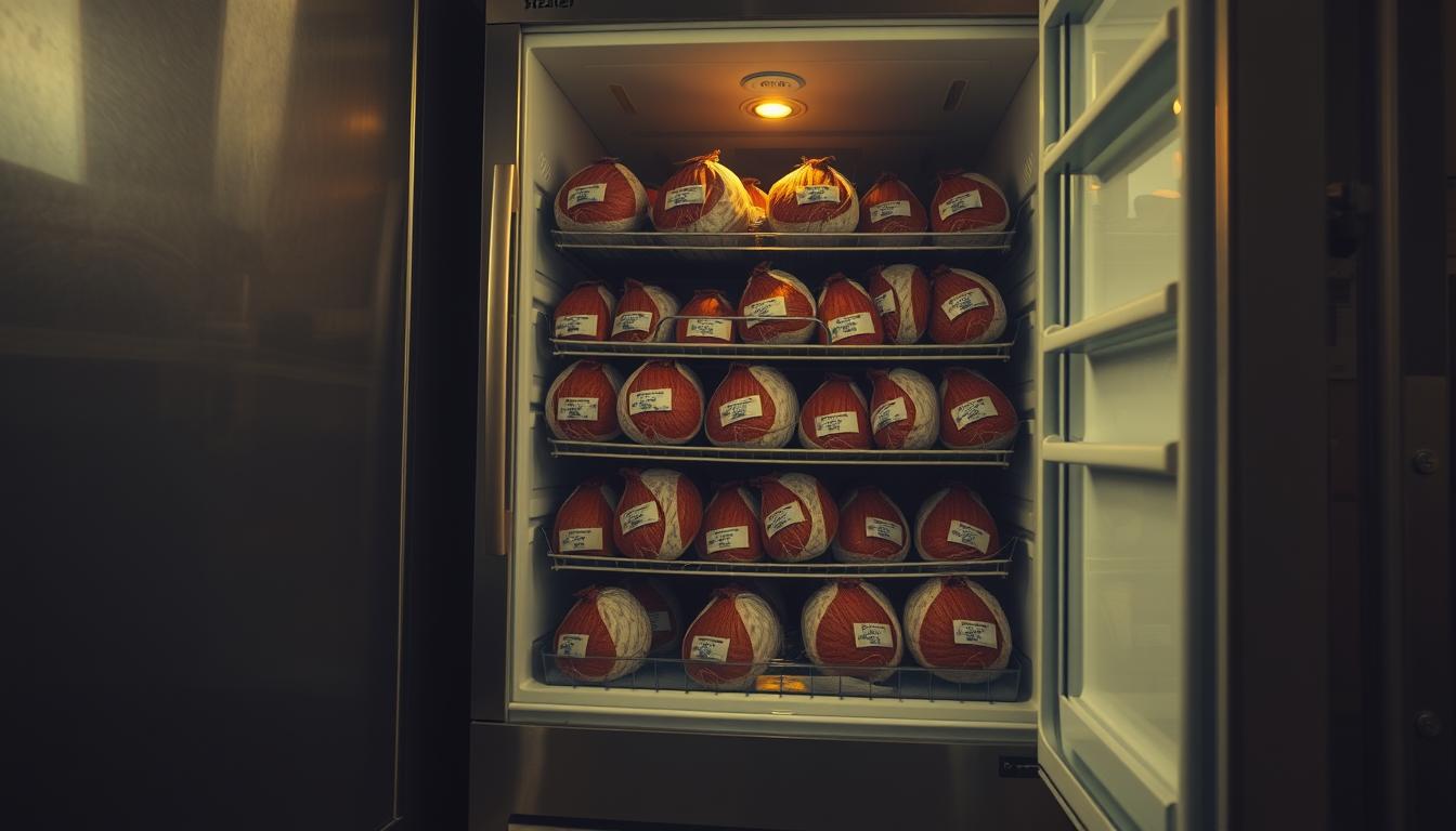 long term ham freezing