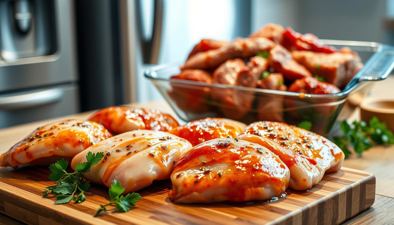 marinated meat preservation