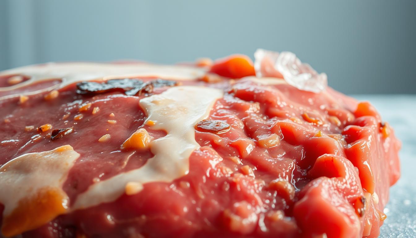 signs of spoiled frozen meat
