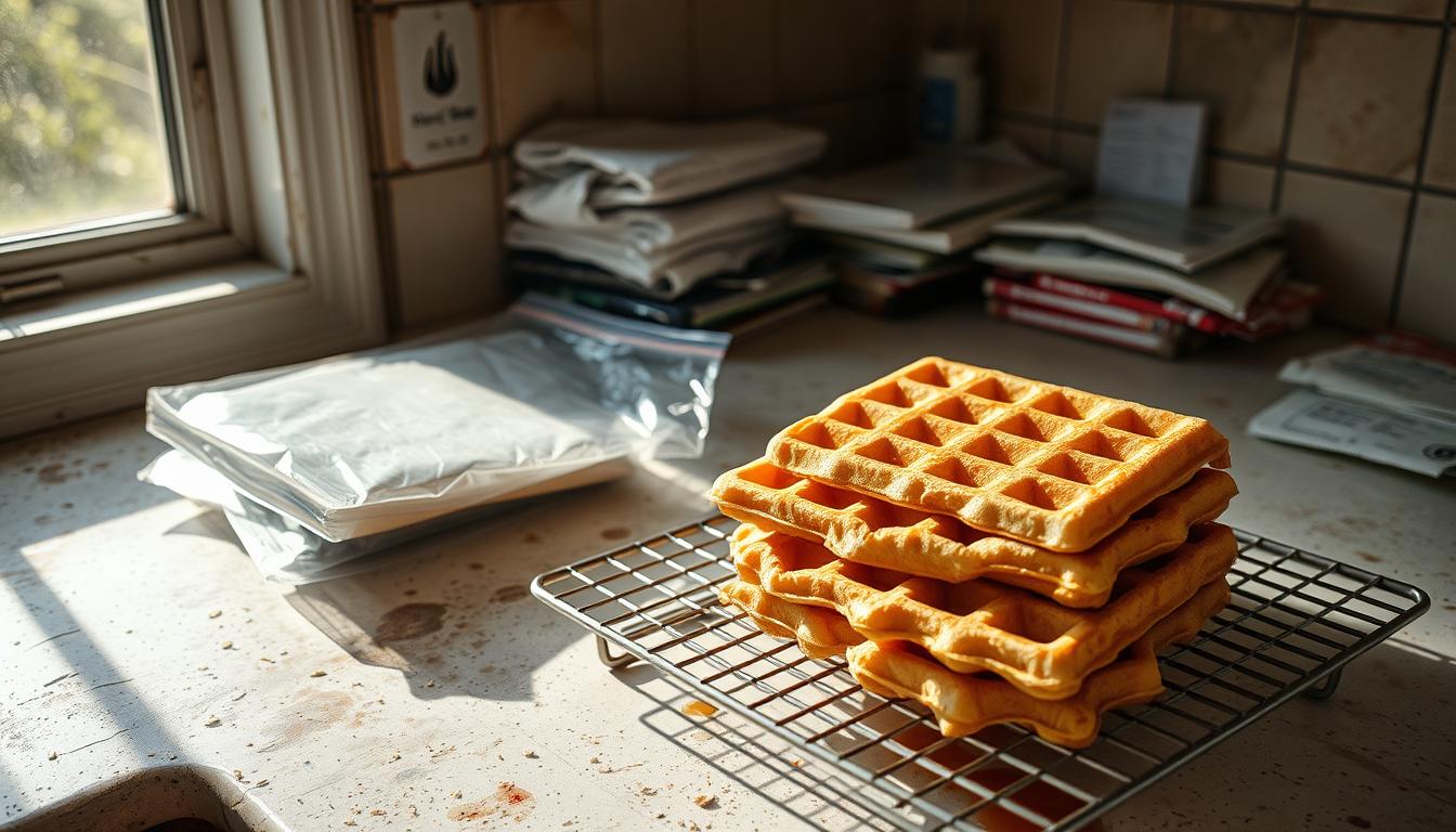 preserving waffles
