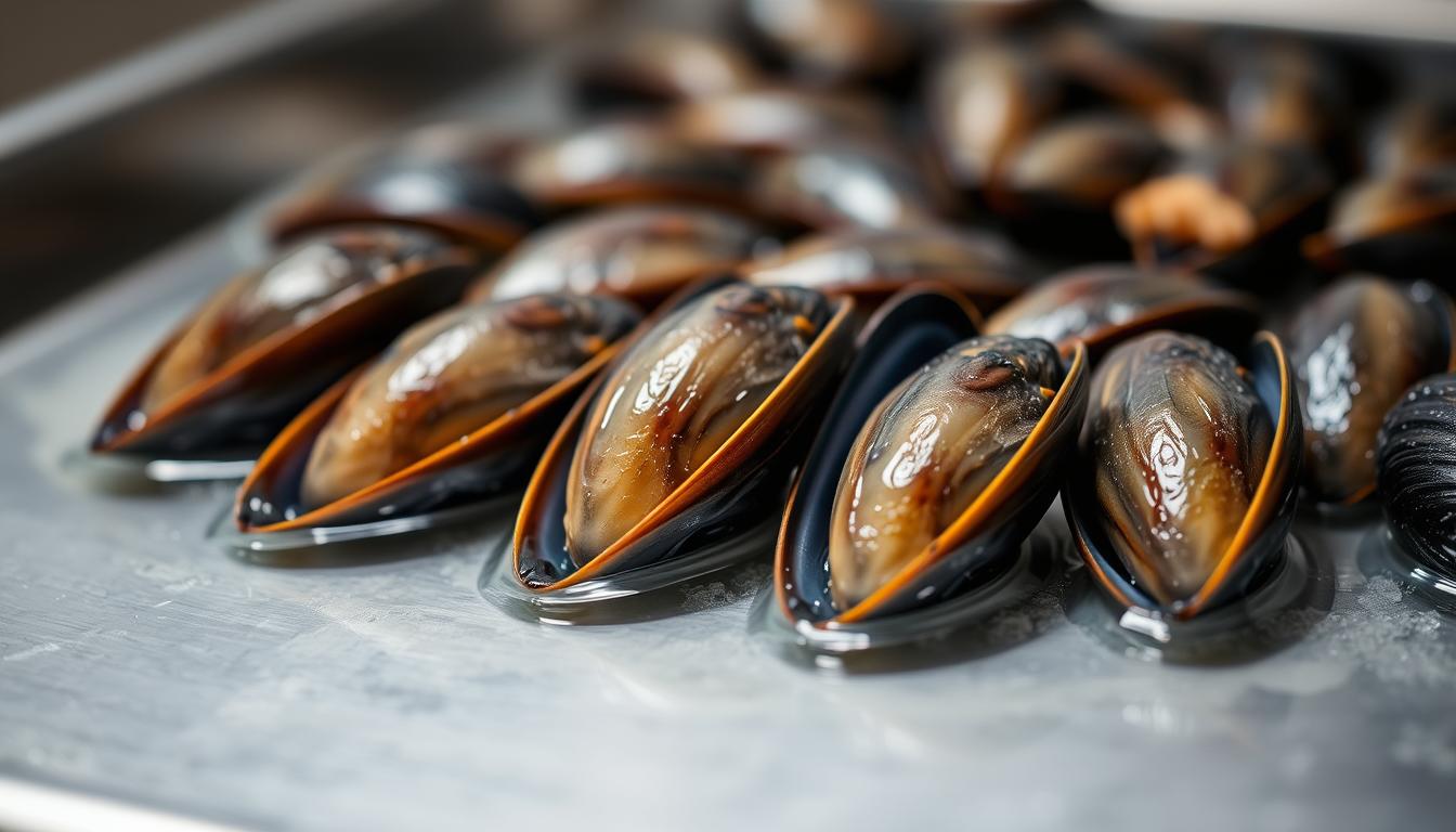 freezing cooked mussels